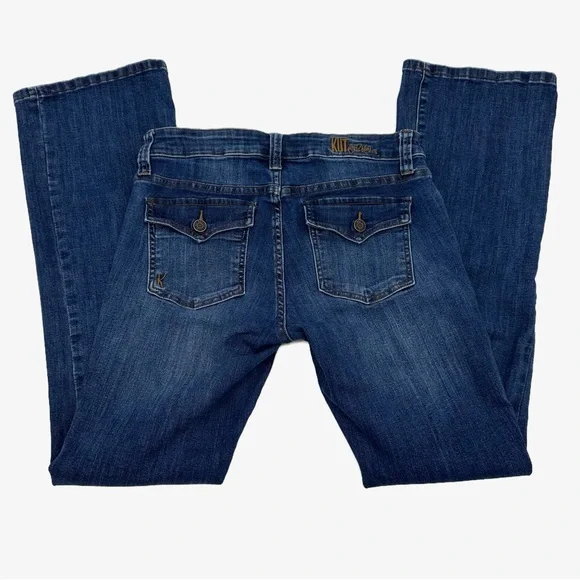KUT from the Kloth Nicole Bootcut Jeans Dark Wash Size 6 - Picture 3 of 14